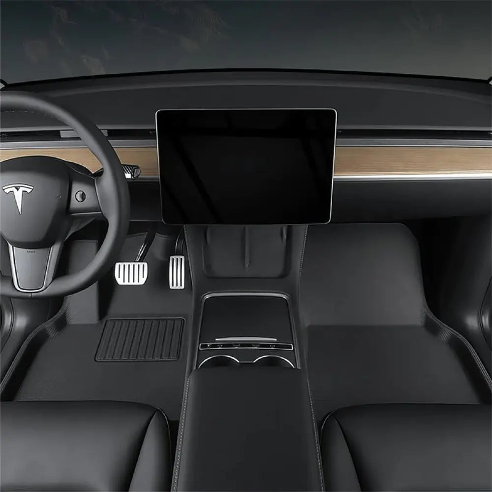 2021-2023 Tesla Model 3 Floor Mats & Cargo Liners | All-Weather XPE Set - Tesla Interior Accessories > Floor Mat
