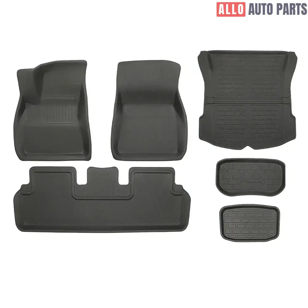 2021-2023 Tesla Model 3 Floor Mats & Cargo Liners | All-Weather XPE Set - Tesla Interior Accessories > Floor Mat