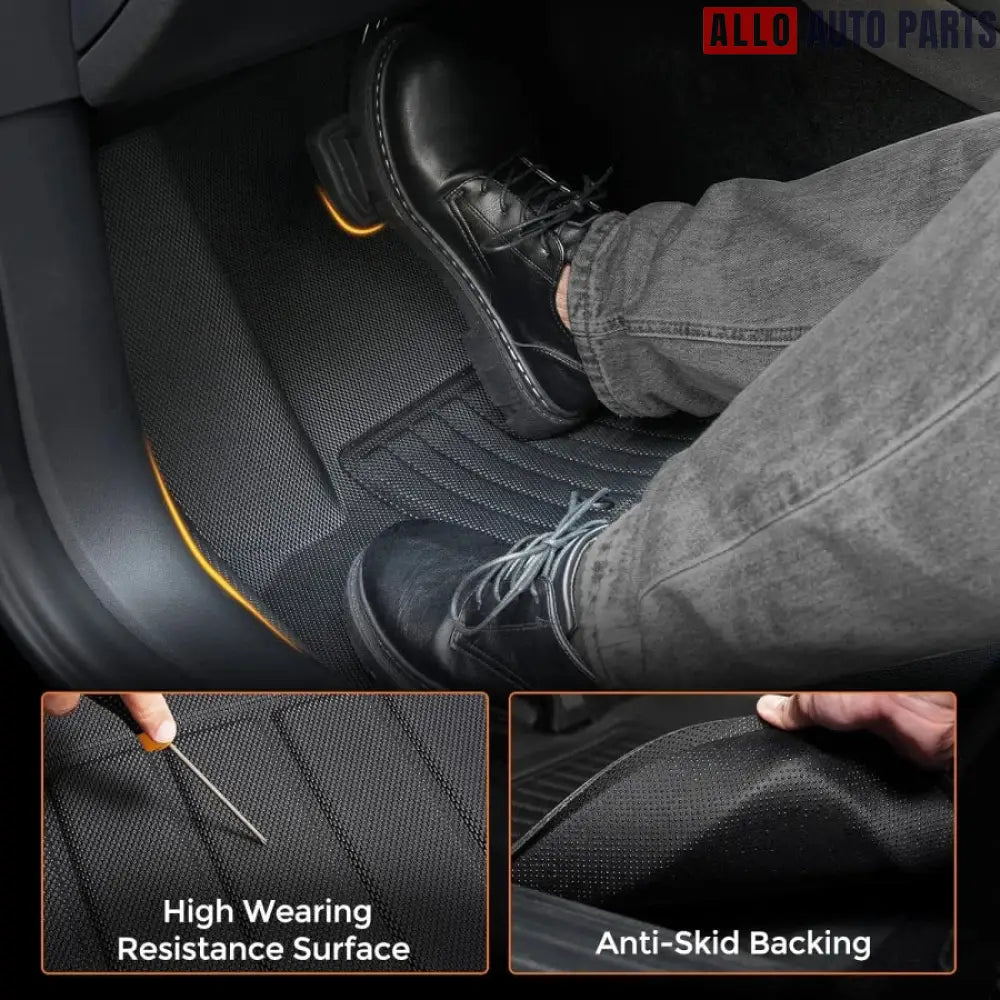 2024 Tesla Model 3 Highland All Weather Floor Mats - Custom Fit XPE Liners - Tesla Interior Accessories > Floor Mat