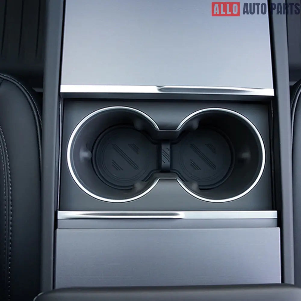 2024+ Tesla Model 3 Highland Cup Holder Insert | Silicone Console Organizer - Tesla Interior Accessories > Center