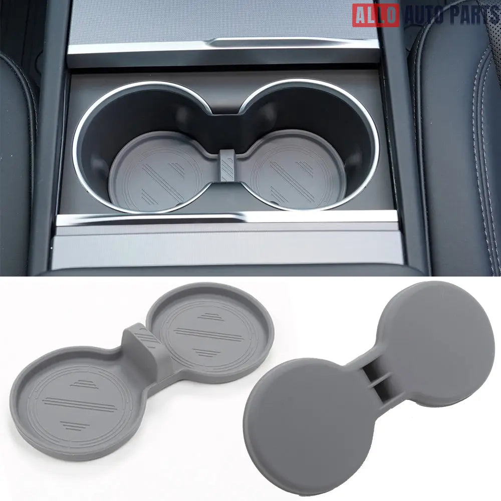 2024+ Tesla Model 3 Highland Cup Holder Insert | Silicone Console Organizer - Tesla Interior Accessories > Center