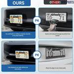 2024+ Tesla Model 3 Highland No-Drill Front License Plate Holder - Anti-Theft - Tesla Exterior Accessories > Exterior