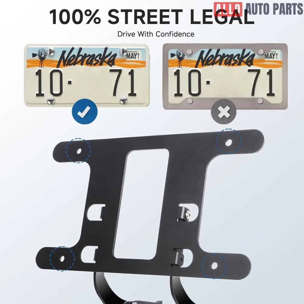 2024+ Tesla Model 3 Highland No-Drill Front License Plate Holder - Anti-Theft - Tesla Exterior Accessories > Exterior