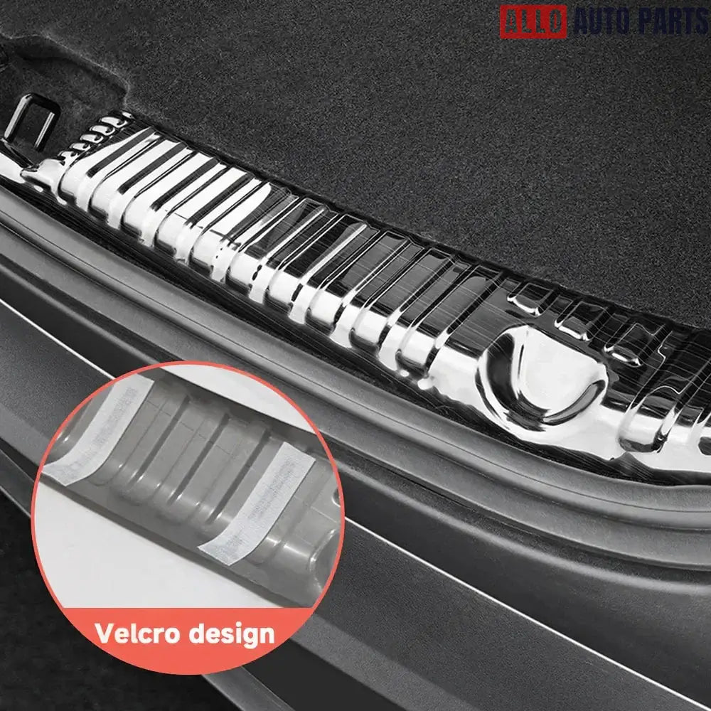 2025 Tesla Model Y Juniper Trunk Sill Protector - Stainless Steel Scuff Plate - Tesla Interior Accessories> Frunk Trunk