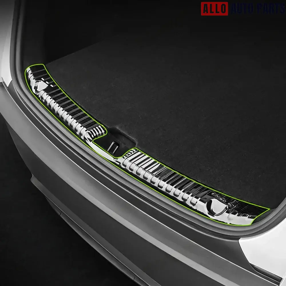 2025 Tesla Model Y Juniper Trunk Sill Protector - Stainless Steel Scuff Plate - Tesla Interior Accessories> Frunk Trunk