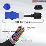 32A CEE to Tesla Adapter | Gen 2 Mobile Connector Charging Cable | 3-Pin Blue - Tesla Exterior Accessories > Charger