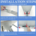 alloautoparts-pole-pipe-adapter-for-starlink-gen3-dish