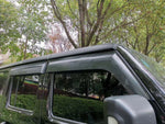 Luxury Weather Shields Weathershields Window Visors for Wrangler JL 2018+ Tinted