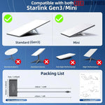 4-Port Ethernet Adapter for Starlink Gen 3 & Mini | Gigabit RJ45 Hub - Tesla Interior Accessories > Starlink