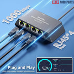 4-Port Ethernet Adapter for Starlink Gen 3 & Mini | Gigabit RJ45 Hub - Tesla Interior Accessories > Starlink