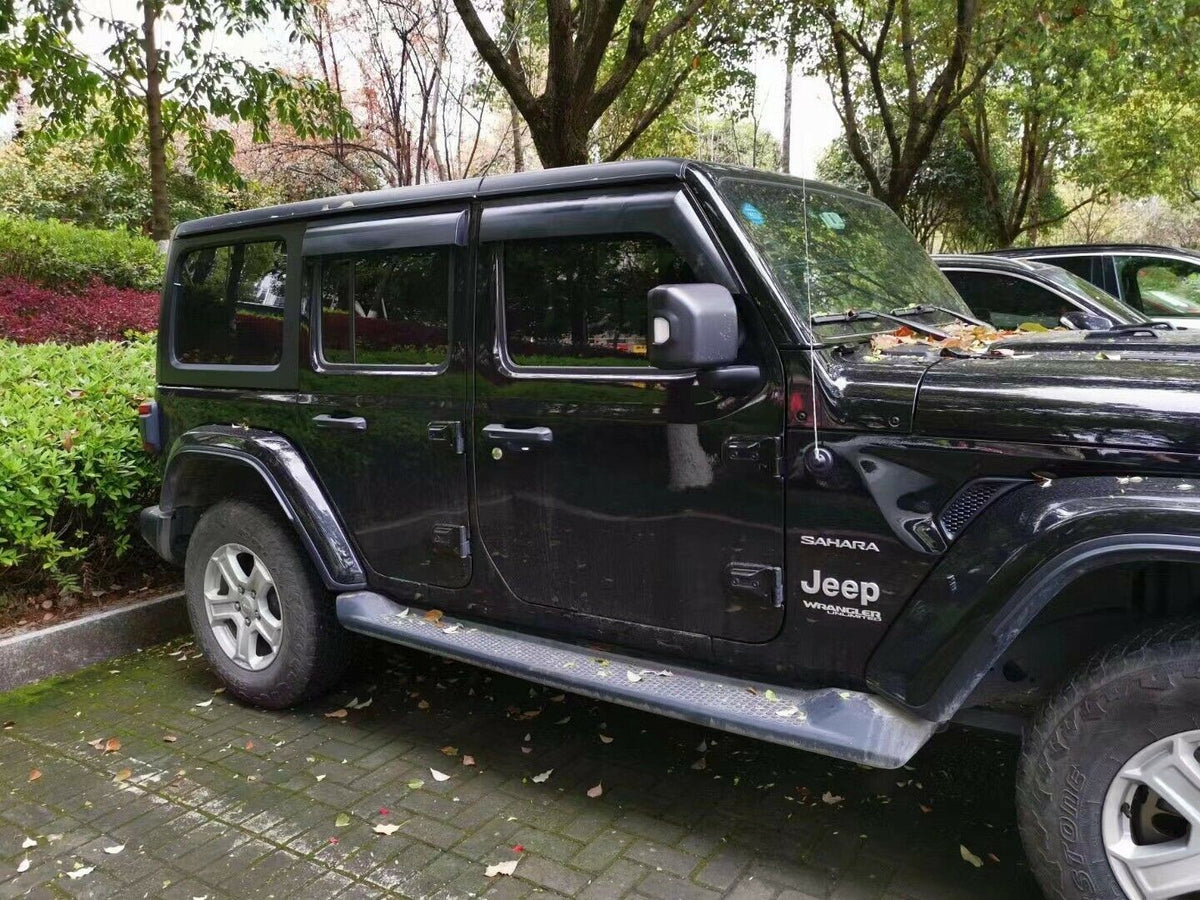 Luxury Weather Shields Weathershields Window Visors for Wrangler JL 2018+ Tinted