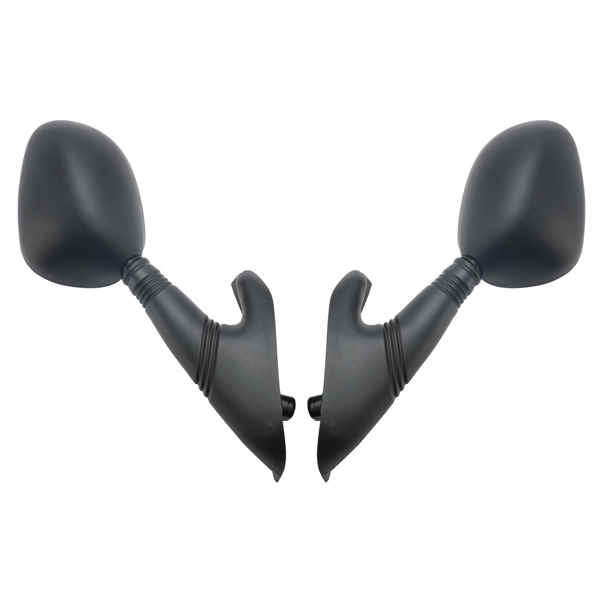 BLACK PAIR of REAR VIEW MIRRORS FOR PIAGGIO X9 125/180/200/250/500 2000-2003