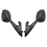 BLACK PAIR of REAR VIEW MIRRORS FOR PIAGGIO X9 125/180/200/250/500 2000-2003