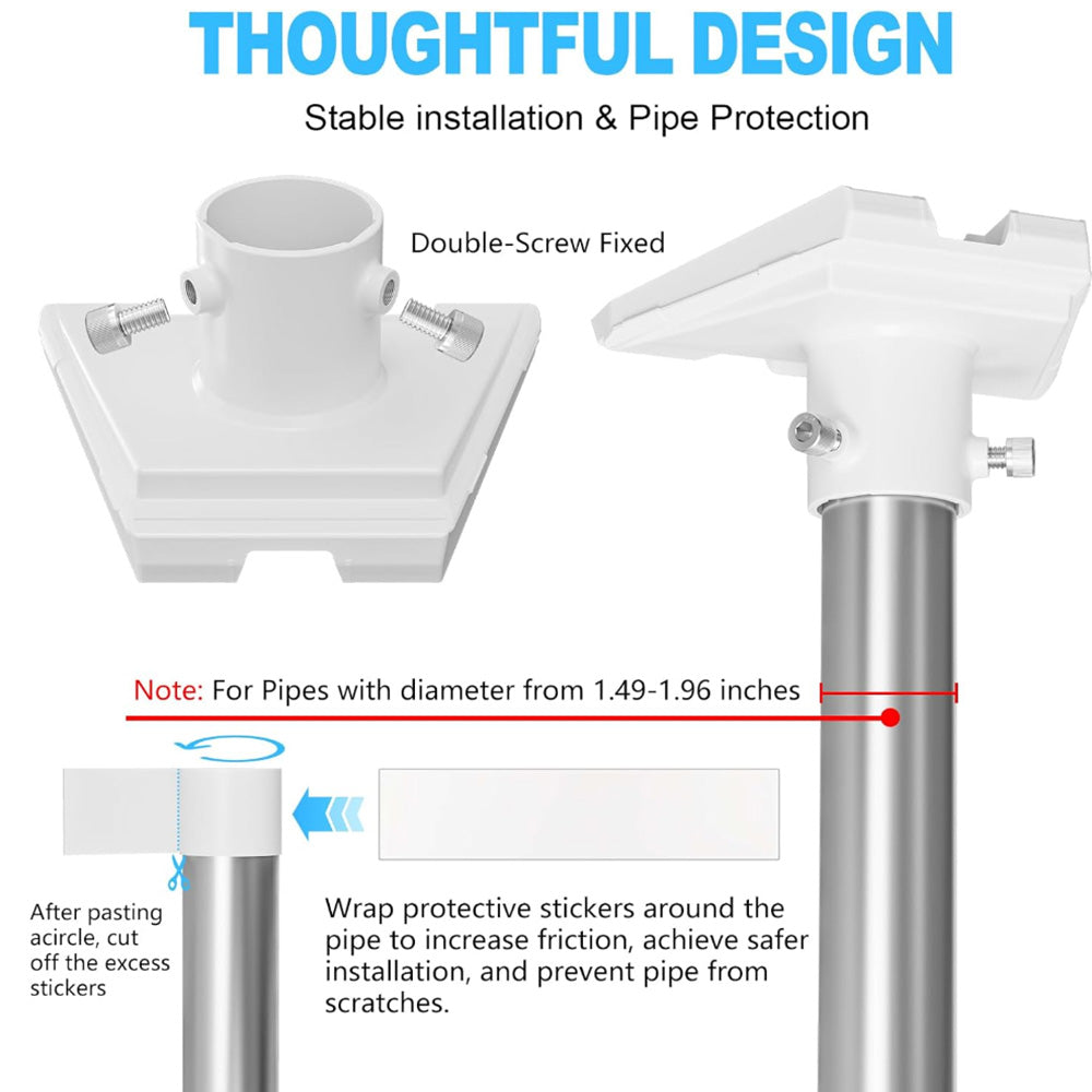 alloautoparts-pole-pipe-adapter-for-starlink-gen3-dish