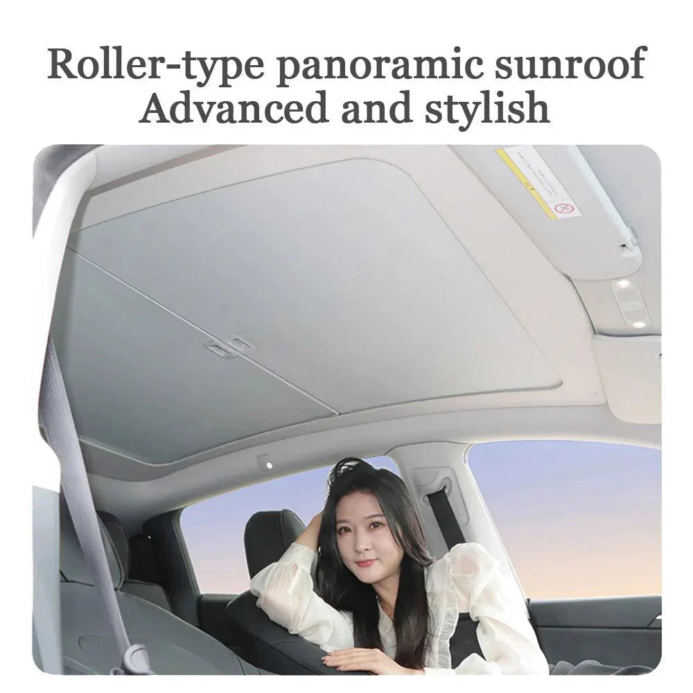 alloautoparts-retractable-roof-sunshade-for-tesla-model-3-y-roll-fabric-style