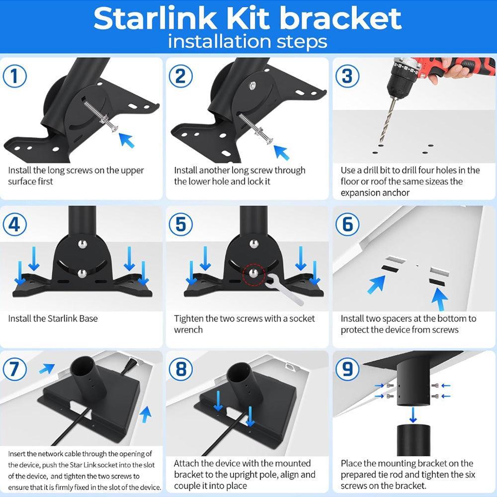 alloautoparts-adjustable-roof-pole-mounting-kit-for-starlink-gen-3-dish