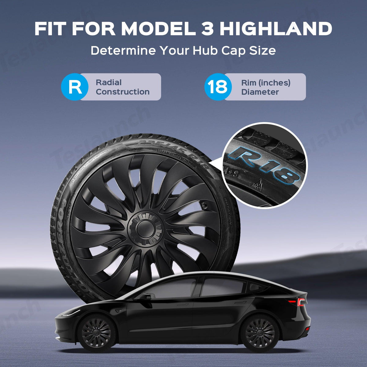 alloautoparts-storm-style-full-cover-wheel-hubcap-for-model-3-highland-18-inch-wheels-4pcs