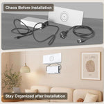 alloautoparts-split-design-router-power-supply-wall-mount-kit-for-starlink-gen-3