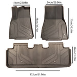 Floor Mats for 2023 Model Y – Full Set Black TPE Custom Fit