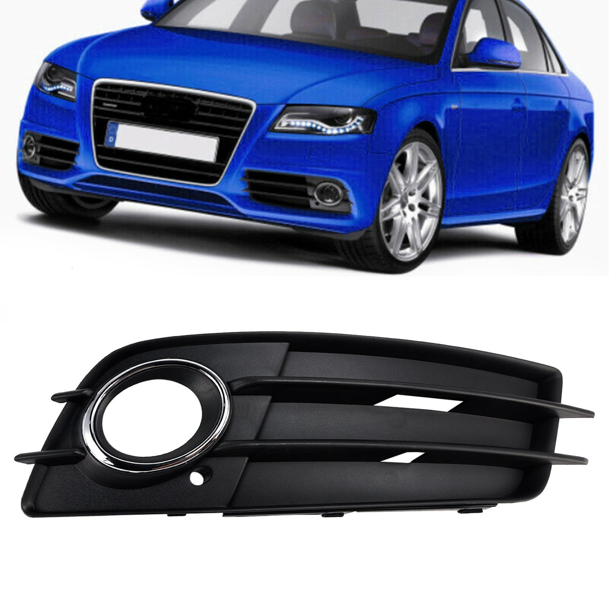 2008-2012 Audi A4 B8 S-Line S4 Car Right Side Fog Light Grille Cover