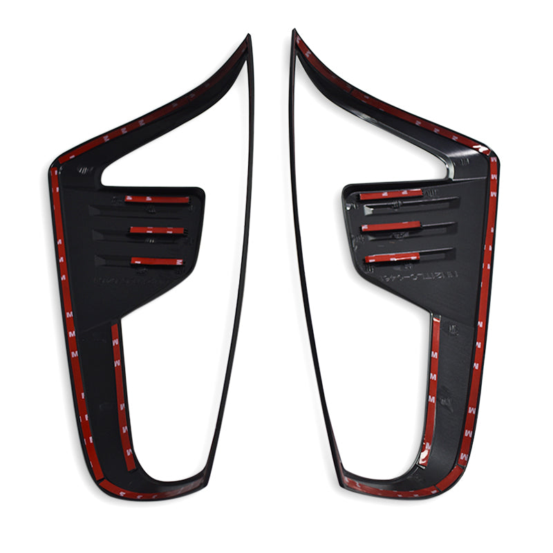 Tail Light Lamp Cover Matte Black for Nissan Navara NP300 D23 2020 MY2021