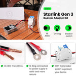 alloautoparts-12v-24v-to-57v-power-adapter-with-switch-for-starlink-gen-3-ring-terminal