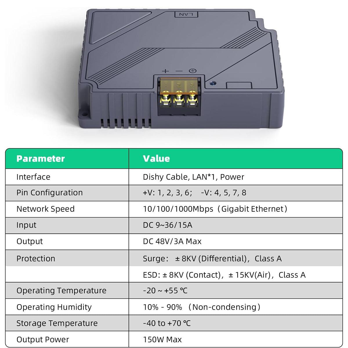 alloautoparts-3-in-1-poe-injector-with-9-36v-dc-step-up-converter-for-starlink-gen-2