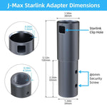 alloautoparts-aluminum-pipe-mount-adapter-for-starlink-gen-2-dish