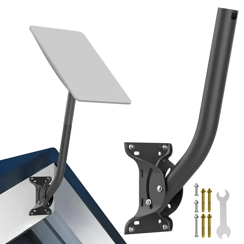 Adjustable Starlink Gen 2 Roof Wall Mount Kit - Heavy Duty Steel Bracket - Tesla Exterior Accessories > Starlink