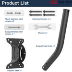 Adjustable Starlink Gen 2 Roof Wall Mount Kit - Heavy Duty Steel Bracket - Tesla Exterior Accessories > Starlink