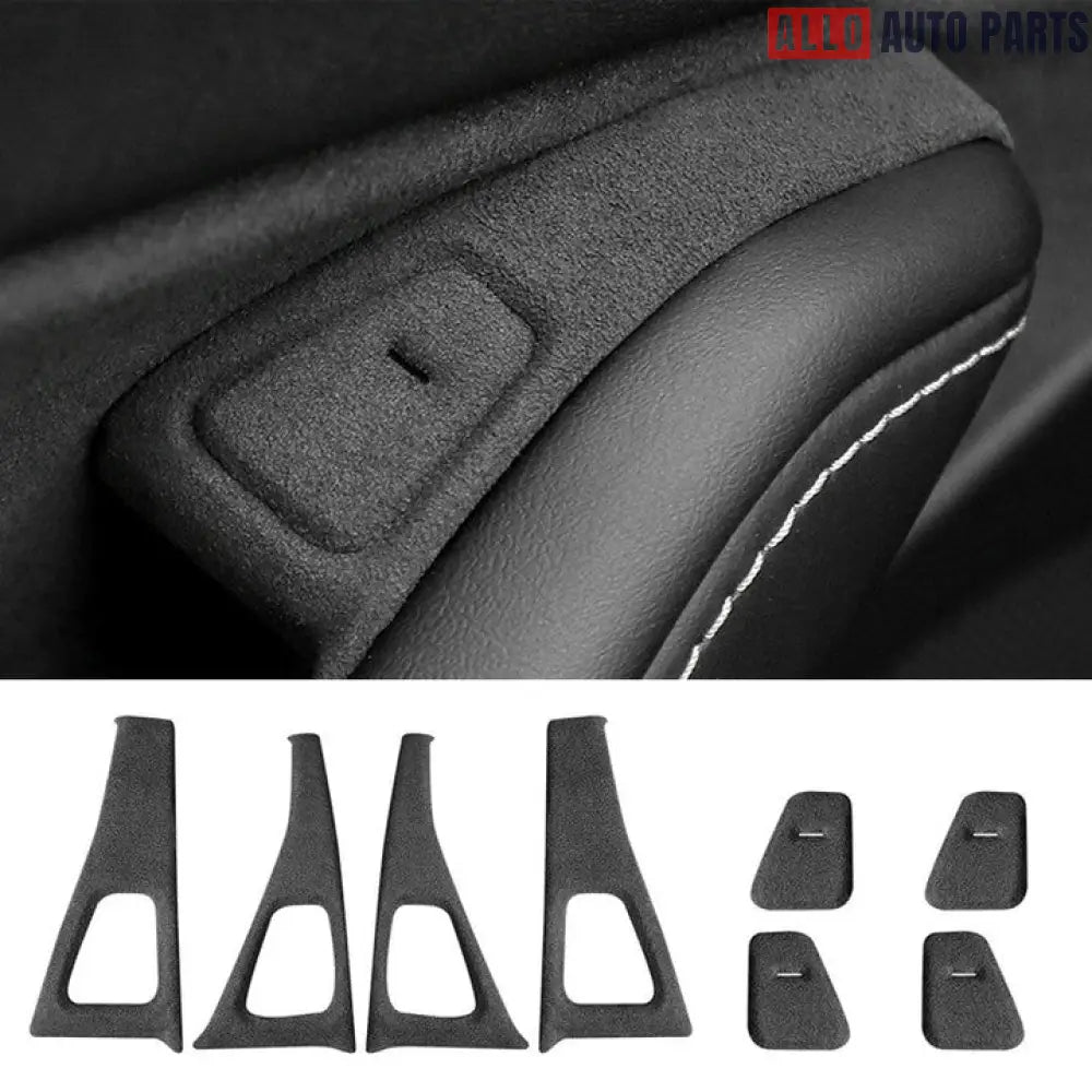 Alcantara Door Button Switch Cover for Tesla Model 3 & Model Y (2017-2023) - Tesla Interior Accessories > Doors > Door