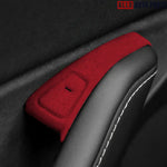 Alcantara Door Button Switch Cover for Tesla Model 3 & Model Y (2017-2023) - Tesla Interior Accessories > Doors > Door