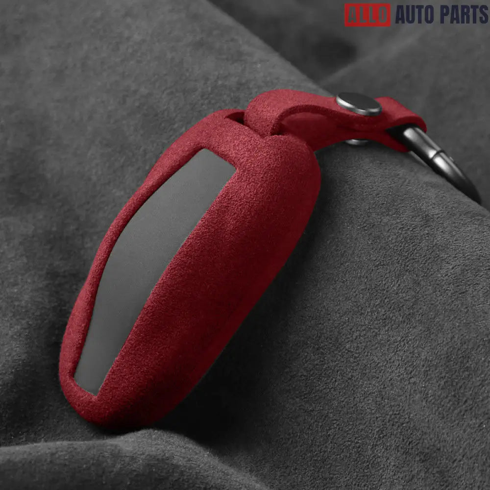 Alcantara Key Fob Cover for Tesla Model 3 Y X S | Premium Luxury Protection - Tesla Exterior Accessories > Remote Key