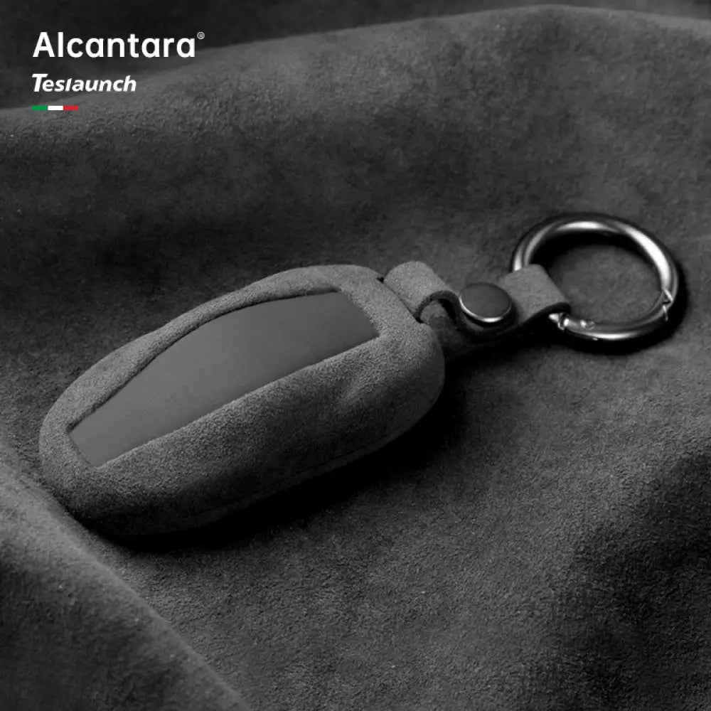 Alcantara Key Fob Cover for Tesla Model 3 Y X S | Premium Luxury Protection - Tesla Exterior Accessories > Remote Key