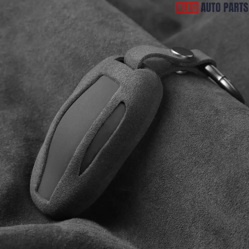 Alcantara Key Fob Cover for Tesla Model 3 Y X S | Premium Luxury Protection - Tesla Exterior Accessories > Remote Key