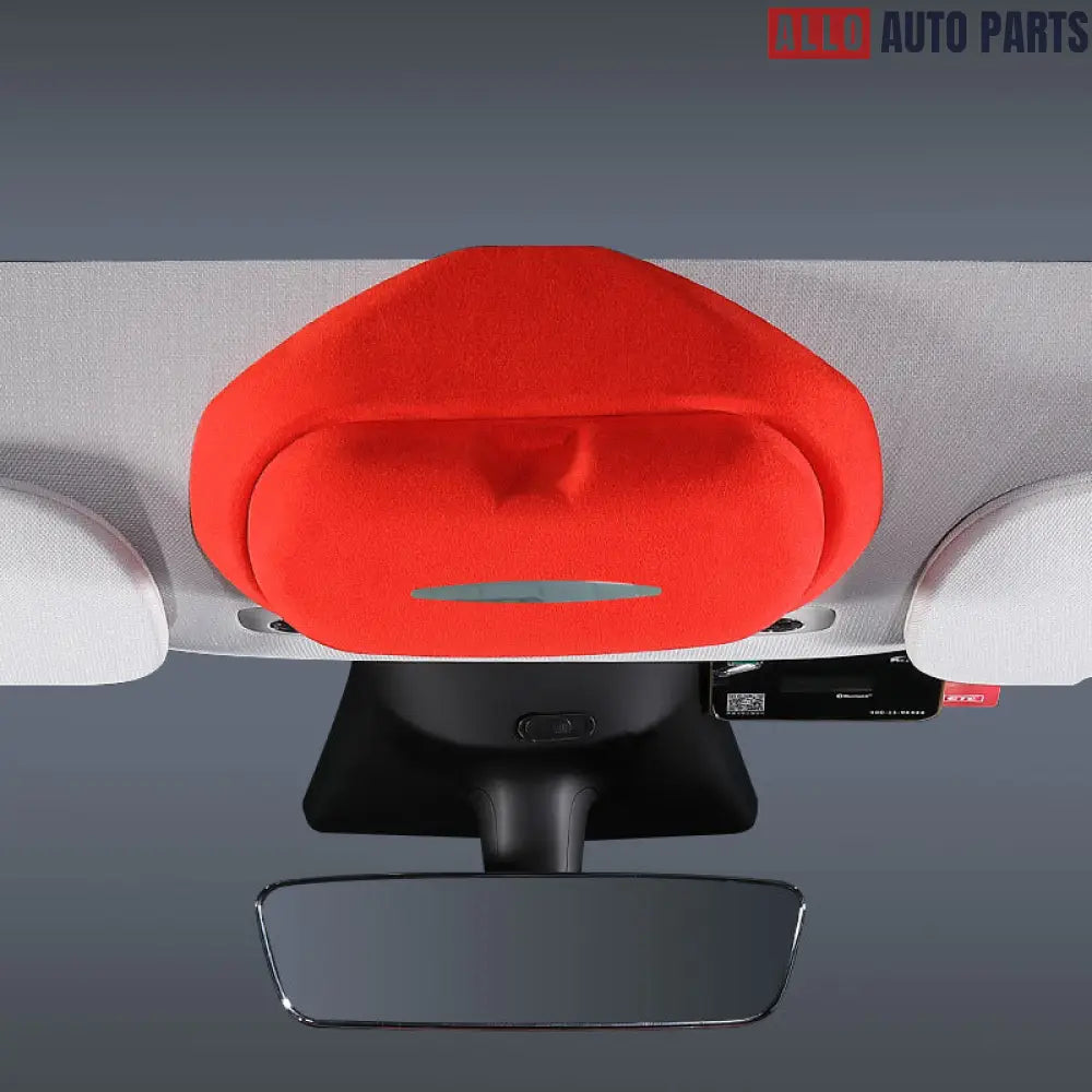 Alcantara Sunglasses Holder for Tesla Model 3 & Model Y | Premium Storage Box - Tesla Interior Accessories > Sunglasses
