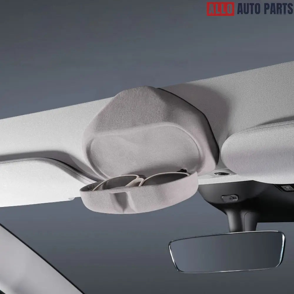 Alcantara Sunglasses Holder for Tesla Model 3 & Model Y | Premium Storage Box - Tesla Interior Accessories > Sunglasses