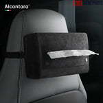 Alcantara Tissue Box for Tesla Model 3/Y/X/S - Premium Luxury Interior Accessory - Tesla Interior Accessories > Seat >