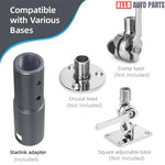 Aluminum Pipe Mount Adapter for Starlink Gen 2 Dish - No-Drill V2 Mount - Tesla Exterior Accessories > Starlink