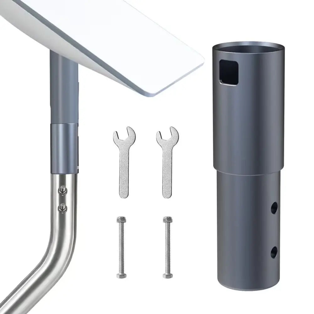 Aluminum Pipe Mount Adapter for Starlink Gen 2 Dish - No-Drill V2 Mount - Tesla Exterior Accessories > Starlink