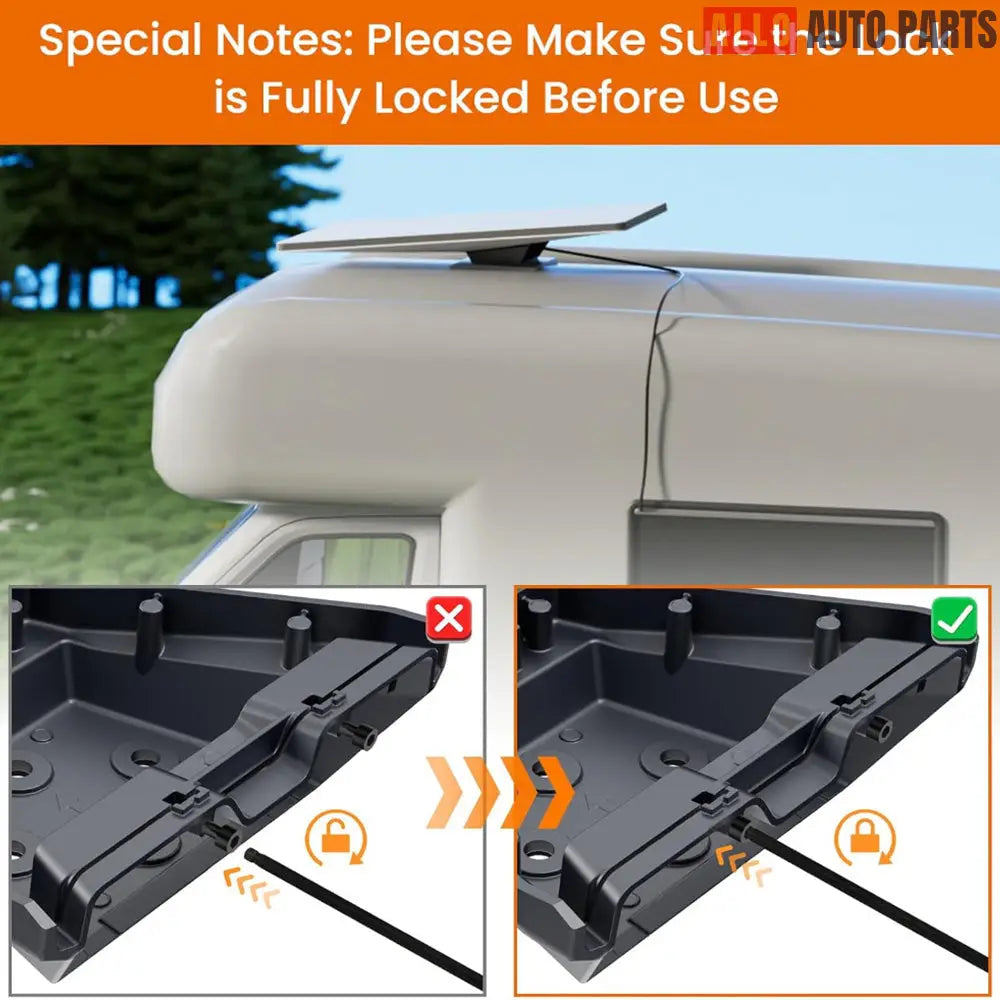 Anti-Theft Starlink Gen 3 Roof Mount - Secure RV & Yacht Aluminum Bracket - Tesla Exterior Accessories > Starlink