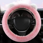 Cute Bear Steering Wheel Cover for Tesla Model 3 Y S X - Plush Non-Slip Grip - Tesla Interior Accessories > Steering