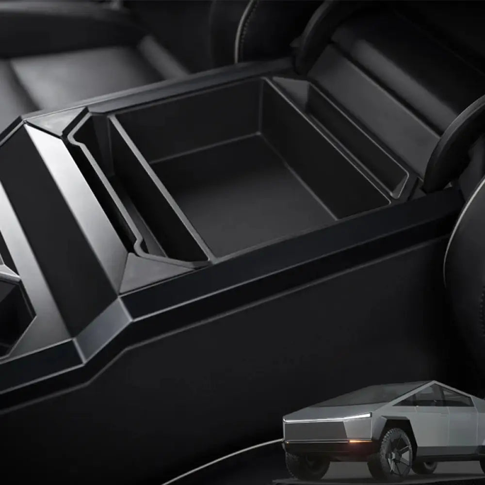 Cybertruck Center Console Organizer Tray - OEM Style Interior Storage Box - Tesla Interior Accessories > Center Console