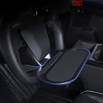 Cybertruck Steering Wheel Tray - Portable Laptop Desk & Eating Table - With Storage Box - Tesla Interior Accessories >