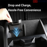 Cybertruck Wireless Charger Holder for AirPods Pro - Secure Fit Accessory - Tesla Interior Accessories > Center Console