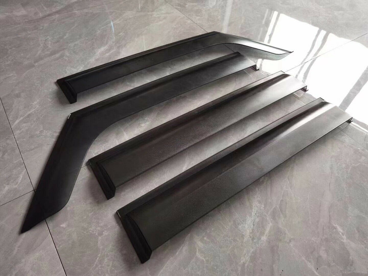 Luxury Weather Shields Weathershields Window Visors for Wrangler JL 2018+ Tinted