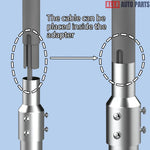 Starlink Gen 2 Adjustable Pipe Adapter Mount - Fits 0.8’’-2’’ Tubes No Drill - Tesla Exterior Accessories > Starlink