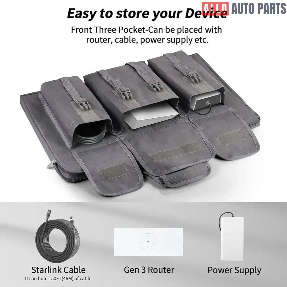Starlink Gen 3 Carrying Case - Waterproof Travel Bag for Dish & Accessories - Tesla Exterior Accessories > Starlink