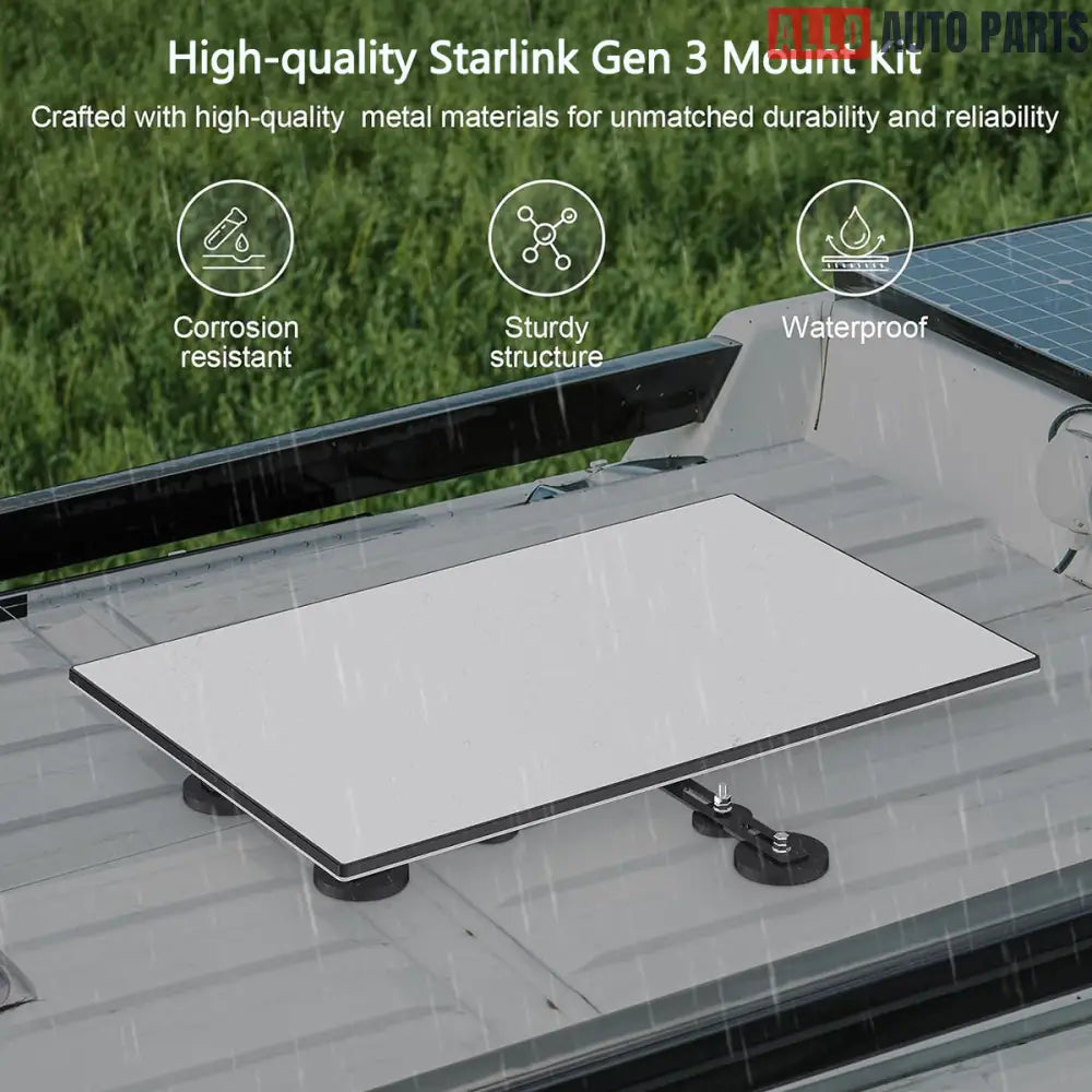 Starlink Gen 3 Magnetic Roof Mount - 376lb Suction Adjustable Kit for RV - Tesla Exterior Accessories > Starlink