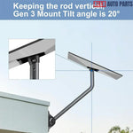 Starlink Gen 3 Roof Mount - 26’’ Adjustable Heavy Duty Aluminum Bracket Kit - Tesla Exterior Accessories > Starlink